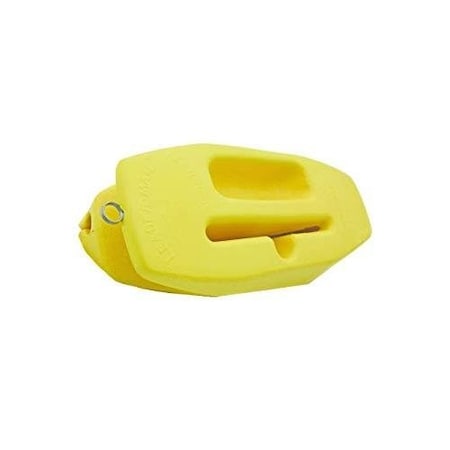 Luna Sea LeaderMate Original Foam Snap On Leader Holder, Yellow 10041